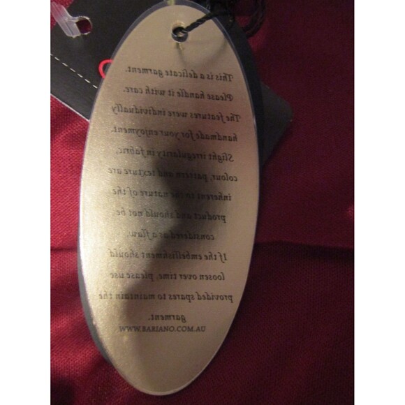 Bariano Fantasy Sequined Flutter Sleeve Dress Long Gown Retails $299 NWT Size 10 - Picture 11 of 11